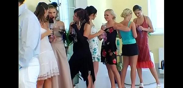 trendsGroup of lesbian babes seeking fun having a lustful fuckfest